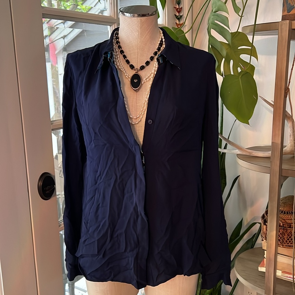 Dvf Silk Button Down - image 2